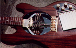 key guitar 6 key system The 6 key system mounted on the cover plate of the guitar