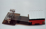key guitar internal working parts The internal working parts of the guitar showing its mechanical precision